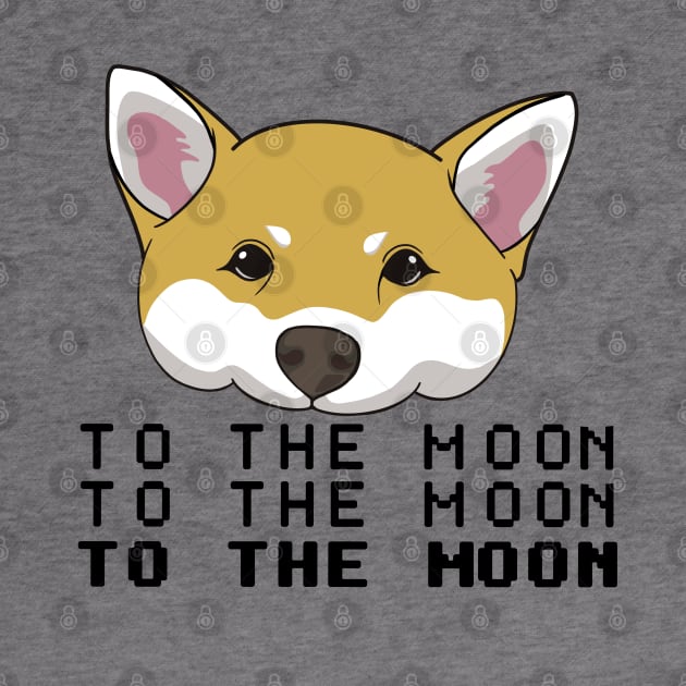 Stonks - Shiba to the Moon by Divoc